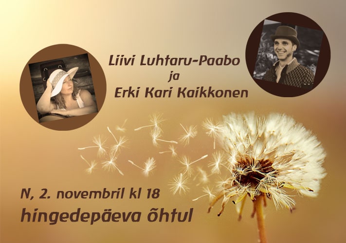 Hingedepäeva õhtul esinevad Liivi Luhtaru-Paabo ja Erki Kari Kaikkonen